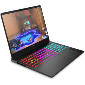 HP Gaming 16'' OMEN MAX 16-ak0014nn, WQXGA IPS 60-240Hz, Procesor AMD Ryzen™ AI 9 HX 375 (24M Cache, up to 5.1 GHz), 16GB DDR5, 1TB SSD, GeForce RTX 5070 8GB, Free DOS, Shadow Black