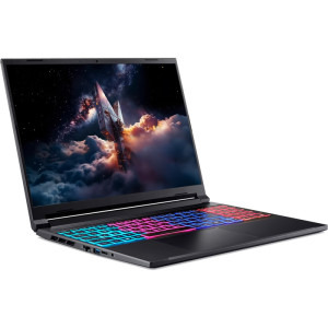 Acer Gaming 16'' Nitro V 16S AI ANV16S-41, WQXGA IPS 180Hz, Procesor AMD Ryzen™ 7 260 (16M Cache, up to 5.1 GHz), 32GB DDR5, 1TB + 1TB SSD, GeForce RTX 5070 8GB, No OS, Obsidian Black