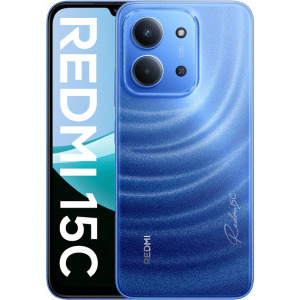Xiaomi Redmi 15C, 256GB, 4GB RAM, 4G, Tri-Camera, Moonlight Blue + Woven Strap Ring Stand