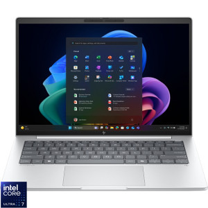 Laptop HP 14 EliteBook 8 G1i 14, 2.5K IPS 120Hz, Procesor Intel® Core™ Ultra 7 258V (12M Cache, up to 4.80 GHz), 32GB LPDDR5X, 1TB SSD, Intel Arc 140V, Win 11 Pro, Glacier Silver