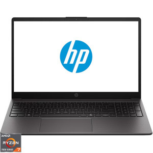 Laptop HP 15.6 255R G10, FHD, Procesor AMD Ryzen™ 7 7735U (16M Cache, up to 4.75 GHz), 16GB DDR5, 512GB SSD, AMD Radeon 680M, Free DOS, Dark Ash Silver