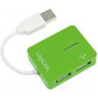 Hub USB Logilink UA0138 Green USB 2.0