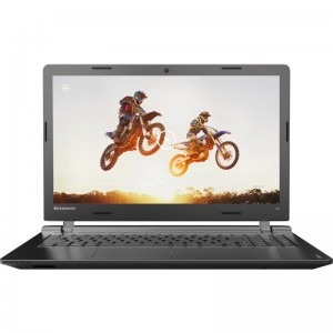 Lenovo 15.6'' IdeaPad 100 BY, HD, Procesor Intel® Pentium® Quad Core N3540 (2M Cache, up to 2.66 GHz), 4GB, 128GB SSD, GMA HD, FreeDos, Black