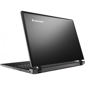 Lenovo 15.6'' IdeaPad 100 BY, HD, Procesor Intel® Pentium® Quad Core N3540 (2M Cache, up to 2.66 GHz), 4GB, 128GB SSD, GMA HD, FreeDos, Black