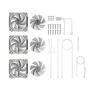Gamdias Aeolus P2 1203 White 120mm ARGB Three Fan Pack