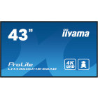 Monitor LED IIyama Smart ProLite LH4360UHS-B2AG 42.5 inch UHD VA 6.5 ms 60 Hz