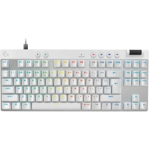 Tastatura Gaming Logitech G PRO X TKL Rapid White Magnetic Analog Switch Mecanica