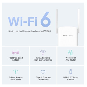 MERCUSYS Gigabit ME60X Dual-Band WiFi 6
