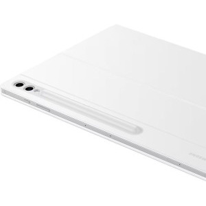Samsung Husa de protectie tip stand Book cu tastatura White pentru Galaxy Tab S10 Ultra/Tab S9 Ultra