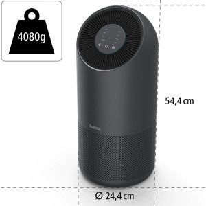 Hama Purificator de aer inteligent, 3 x filtru, Hepa, Filtre virusuri, polen, praf
