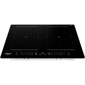 Hotpoint HS5160CNE, Inductie, 4 zone de gatire, 1 zona gatire FlexiCook, Booster, Timer, Power Management, Indicator incalzire reziduala, 60 cm, Negru