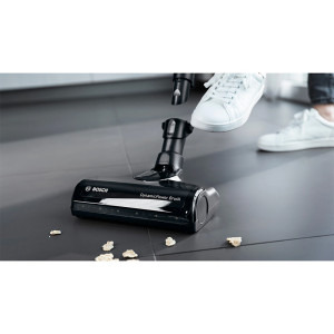 Bosch vertical Unlimited 7, BCS711A, 3 trepte de putere, 0.3L, Motor TurboSpin, Tija flexibila, Functie Quick Stand, Gri