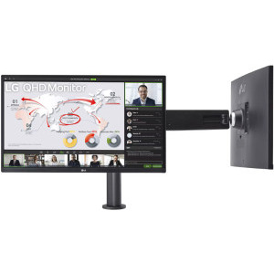 LG Ergo Dual 27QP88DP-BS 27 inch QHD IPS 5 ms 75 Hz USB-C HDR FreeSync
