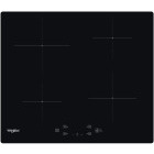 Plita incorporabila Whirlpool WS Q2160 NE, Inductie, 4 zone de gatit, 6th Sense, Booster, Timer, Blocare acces copii, Power Management, Indicator caldura reziduala, 60 cm, Negru