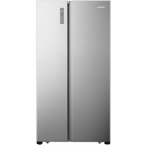 Frigider Side By Side Heinner HSBS-HS519NFXE++, 519 L, Clasa E, Full No Frost, Inverter, Multi Air-Flow, Touch Control, Display LED, 178 cm, Inox