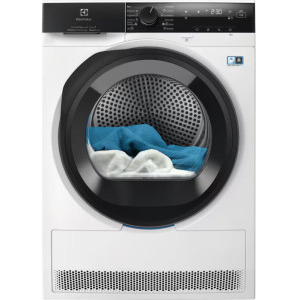 Uscator de rufe Electrolux EW8D495MC, Pompa de caldura, 8 kg, Clasa C, 3DSense, SteamCare, DelicateCare, MixCare, Alb