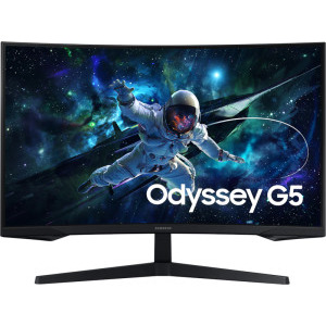 Monitor LED Samsung Gaming Odyssey G5 G55C LS32CG552EUXEN Curbat 32 inch QHD VA 1 ms 165 Hz HDR FreeSync