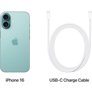 Apple iPhone 16 Plus, 256GB, 5G, Teal