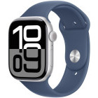 SmartWatch Apple Watch Series 10, 46mm Carcasa Aluminium Silver, Denim Sport Band - M/L