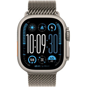 Apple Watch Ultra 2 v2, Cellular, 49mm Carcasa Titanium, Natural/Natural Titanium Milanese Loop - M