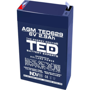 TED AGM TED629 6V 2.9A
