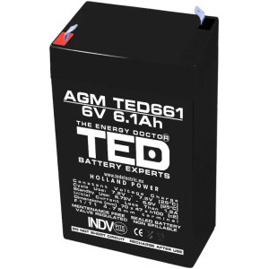 TED AGM TED661 6V 6.1A