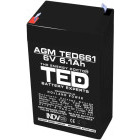 Accesoriu UPS TED AGM TED661 6V 6.1A