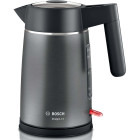 Fierbator Bosch DesignLine TWK5P475, 1.7L, 2400W, Negru