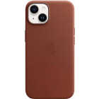 Apple Protectie pentru spate, material piele, cu MagSafe pentru iPhone 14 Plus, culoare Umber