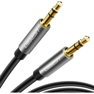 Ugreen AV119, Jack 3.5 mm Male - Jack 3.5 mm Male, 5m, negru-gri