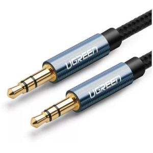 Ugreen AV112, Jack 3.5 mm Male - Jack 3.5 mm Male, 1m, negru-albastru