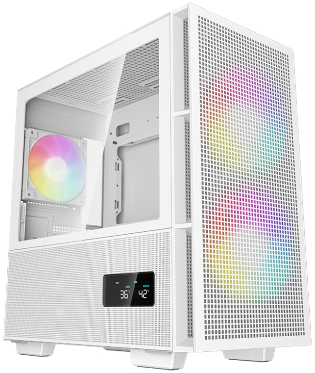 Carcasa Deepcool CH360 Digital White