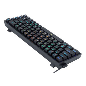 Redragon Castor Black RGB Mecanica Red Switch