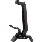 Accesoriu gaming Redragon Scepter Elite RGB Headset Stand, Mouse Bungee & Hub USB