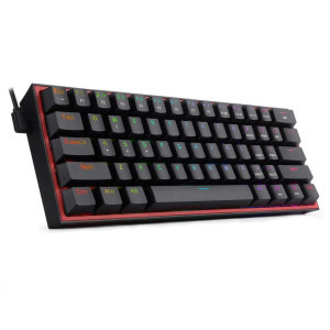 Redragon Fizz Black RGB Mecanica Red Switch
