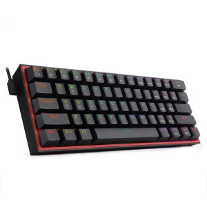 Redragon Fizz Black RGB Mecanica Red Switch