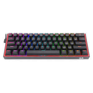 Redragon Fizz Black RGB Mecanica Red Switch