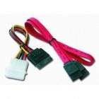 Gembird SATA-II Female - SATA-II Female + alimentare 4-pin Molex - Sata