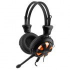 Casti A4Tech On-Ear, HS-28 Orange Black