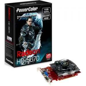 PowerColor Radeon HD5670 1GB DDR3 128-bit