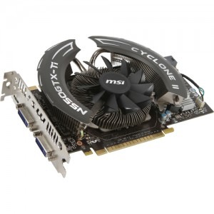 MSI GeForce GTX 550 Ti Cyclone II OC 1GB GDDR5 192-bit