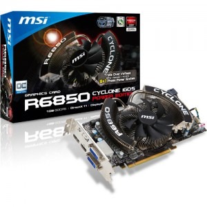 MSI Radeon HD6850 Cyclone Power Edition 1GB GDDR5 256-bit