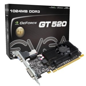 EVGA GeForce GT 520 1GB DDR3 64-bit