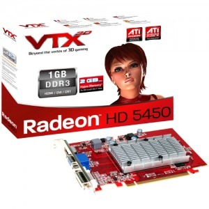 VTX3D Radeon HD5450 1GB DDR3 64-bit v3