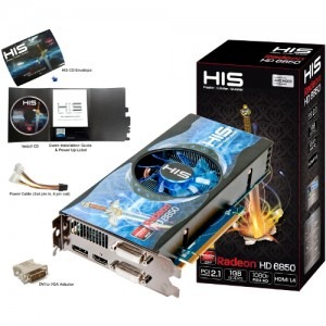 HIS Radeon HD6850 Fan 1GB GDDR5 256-bit