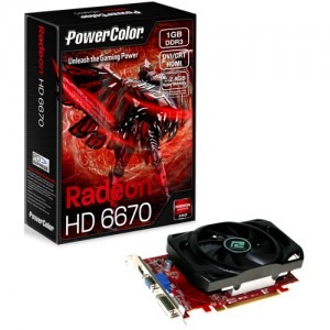 PowerColor Radeon HD6670 1GB DDR3 128-bit