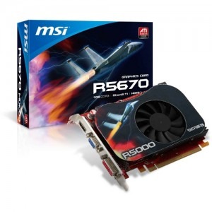 MSI Radeon HD5670 1GB DDR3 128-bit