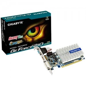 GIGABYTE GeForce 210 1GB DDR3 64-bit HDMI