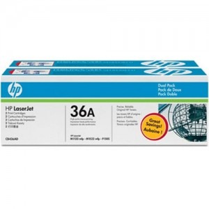 HP Toner 36A Black Twin-Pack