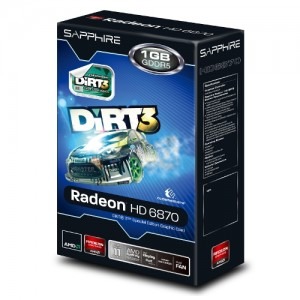 Sapphire Radeon HD6870 OC 1GB GDDR5 256-bit DiRT 3 Edition